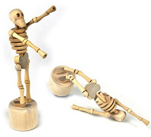 Дървен скелет с еластични стави Kikkerland