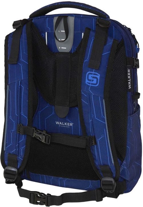 Ученическа раница Schneiders Walker Campus Evo 2.0 - Cyber ​​Blue