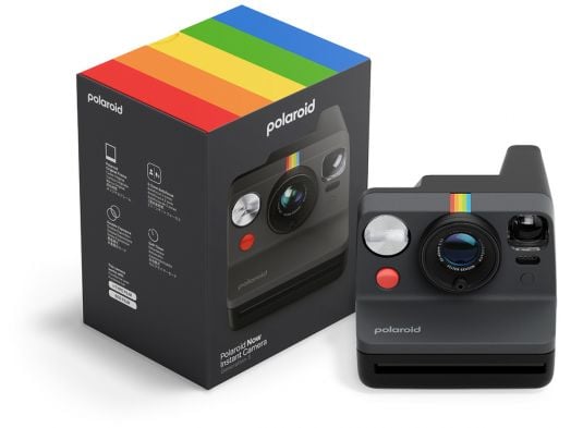 Фотоапарат за моментни снимки Polaroid Now Gen 3, Black