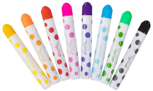 Комплект флумастери на точки Tiger Tribe, 8 цвята