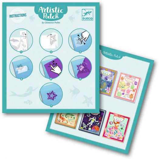 Творчески комплект Djeco: Направи колажи Ocean