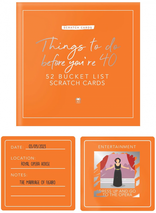 Скреч карти Gift Republic - Направи преди да навършиш 40 години