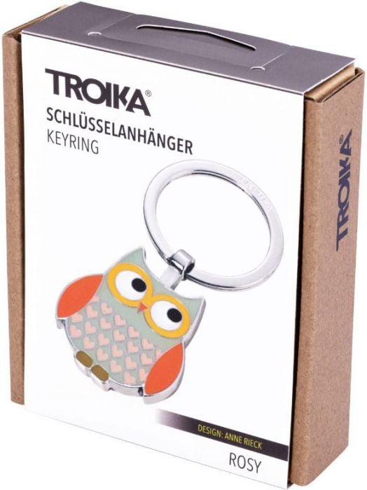 Ключодържател Troika Rosy, зелен