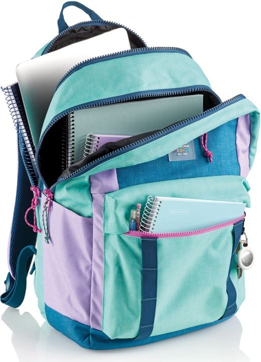 Раница Miquelrius Rider Purple с две отделения и два предни джоба, 28 л.