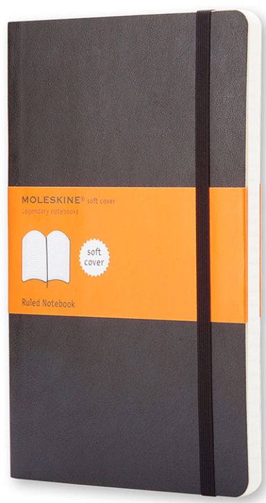 Тефтер Moleskine Classic с меки корици, линиран