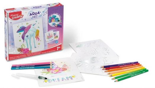Творчески комплект Maped Creativ - Рисувай с акварел Еднорог