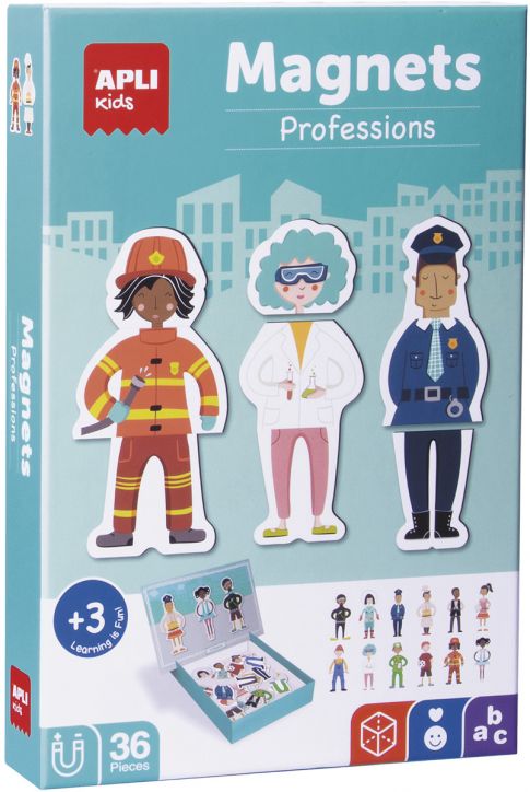 Детска магнитна игра Apli Kids - Професиите