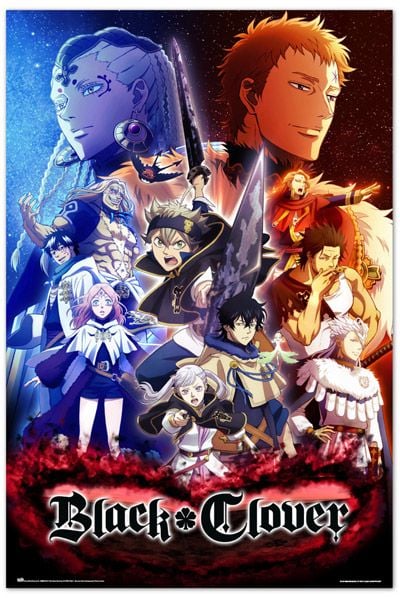 Голям плакат Black Clover - All Characters