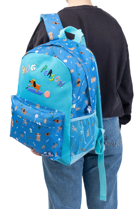 Ученическа раница Ambar Pets Friends, синя