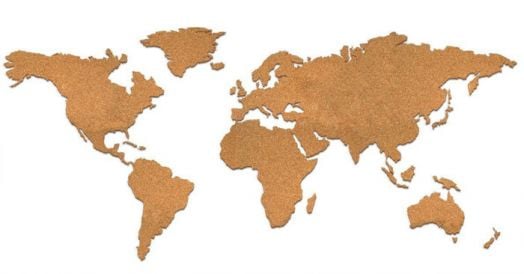 Коркова карта на света Luckies of London