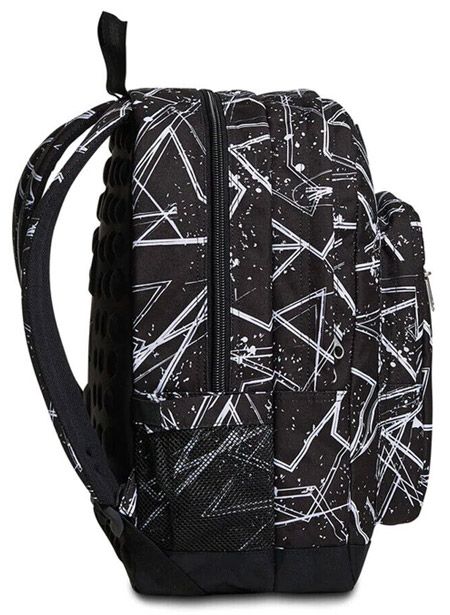 Ученическа раница Seven Freethink Black 2022 с две отделения и USB порт