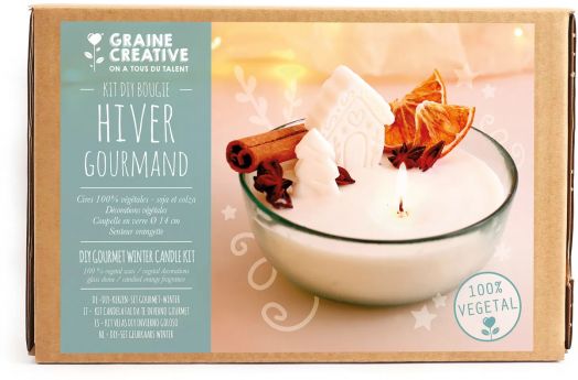 Комплект за правене на свещ Graine Creative - Зимна гурме свещ
