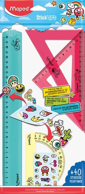Комплект за чертане Maped + 40 стикера