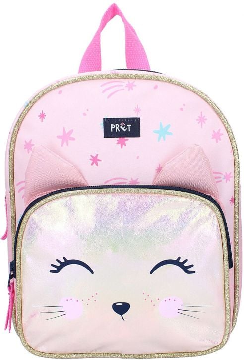 Детска раница Vadobag Pret Giggle - Коте, светлорозова