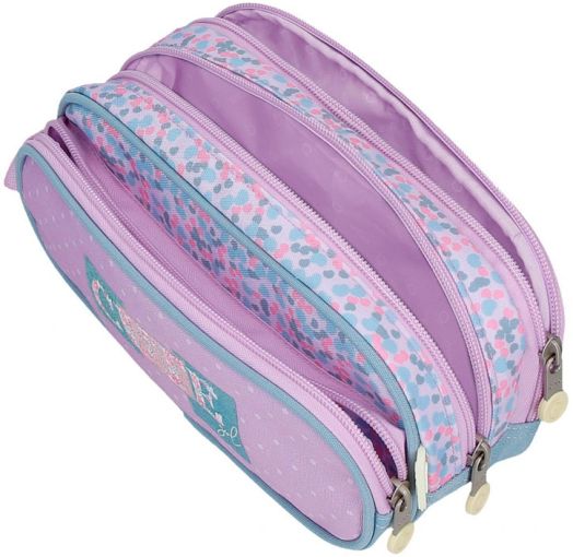 Несесер Enso Cute Girl с три отделения и ръкохватка