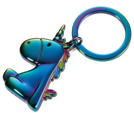 Ключодържател Troika Einhorn Iridescent - Еднорог, в преливащи цветове