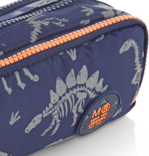 Несесер Miquelrius Dino World с три отделения, светещ в тъмното