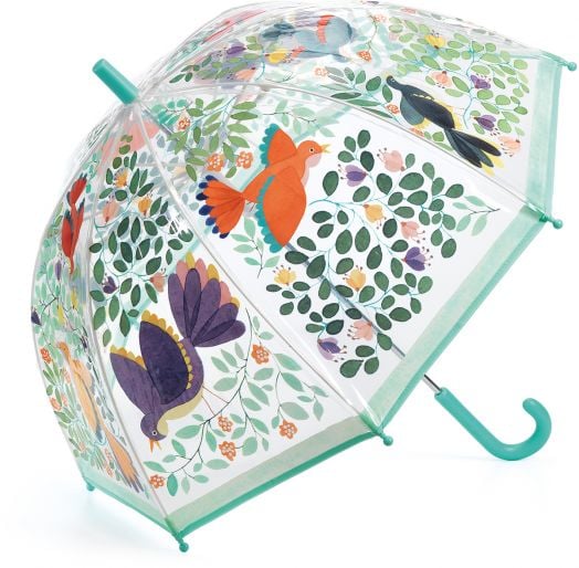 Детски чадър Djeco - Цветя и птици