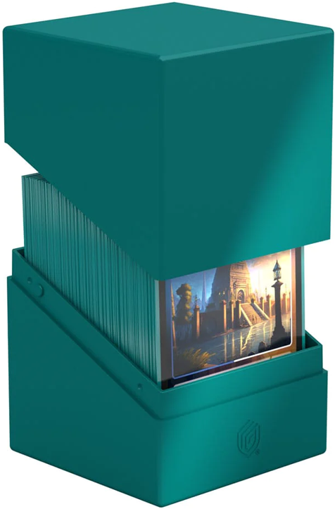 Кутия за карти Ultimate Guard Boulder Solid 100+, петрол