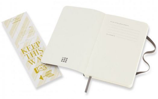 Джобен кафяв тефтер Moleskine Classic Earth Brown с меки корици и нелинирани страници