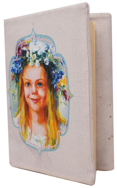 Подвързия за книга - Пролетно момиче