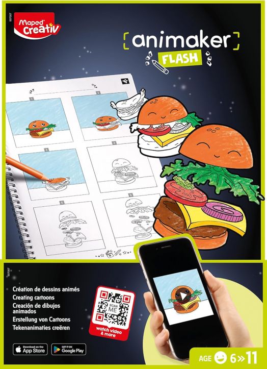 Творчески комплект Maped Creativ - Animaker Flash, Pop