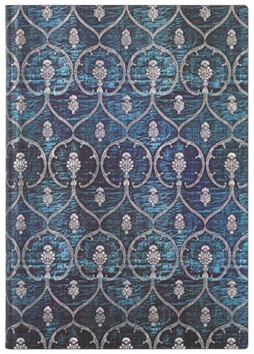 Тефтер Paperblanks - Blue Velvet Midi, 13 х 18 см.