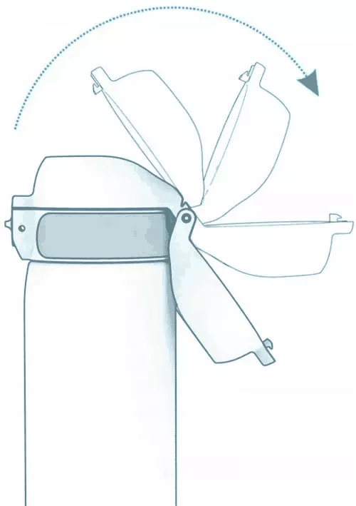 Бутилка за вода Ion8 - Еднорози, 500 мл.