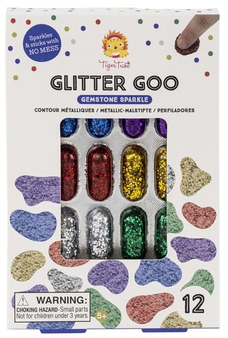 Комплект за декорация Tiger Tribe - Gemstone Sparkle, 12 бр.