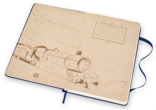 Класически тефтер Moleskine Limited Editions Harry Potter Flying Car с твърди корици и линирани страници