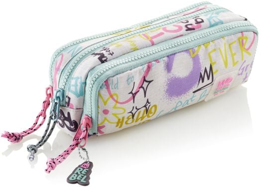 Несесер Miquelrius Rebel с три отделения, овален