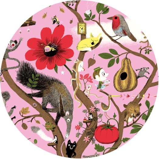 Детски панорамен пъзел Djeco Arbracadabra, 200 части