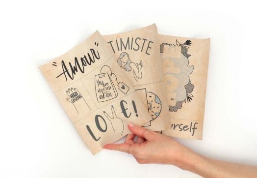 Комплект за бродиране на дрехи Graine Creative - Self Love