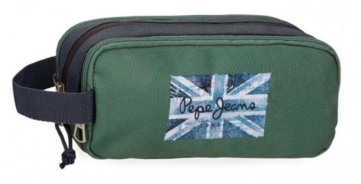 Несесер Pepe Jeans Jebb с три отделения и ръкохватка