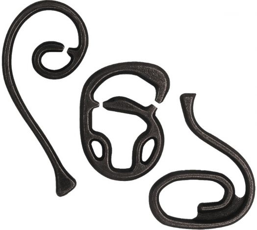 3D пъзел Eureka Hanayama Cast Mini Huzzle Enigma Black