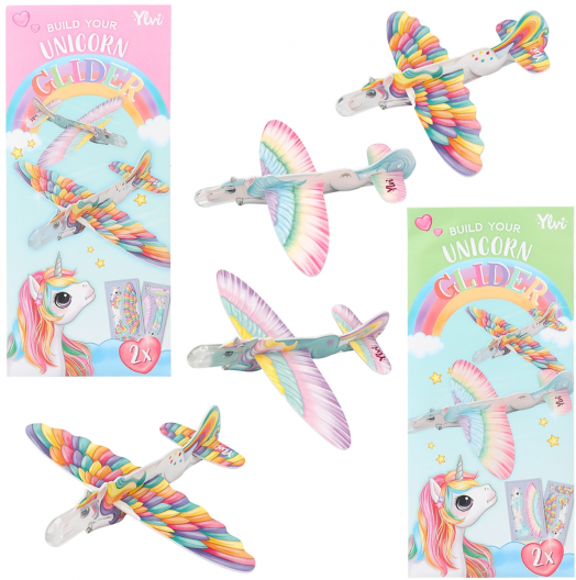 Комплект за сглобяем самолет YLVI - Еднорози, асортимент