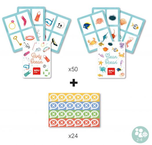 Игра за наблюдение Apli Kids - Да опазим океана