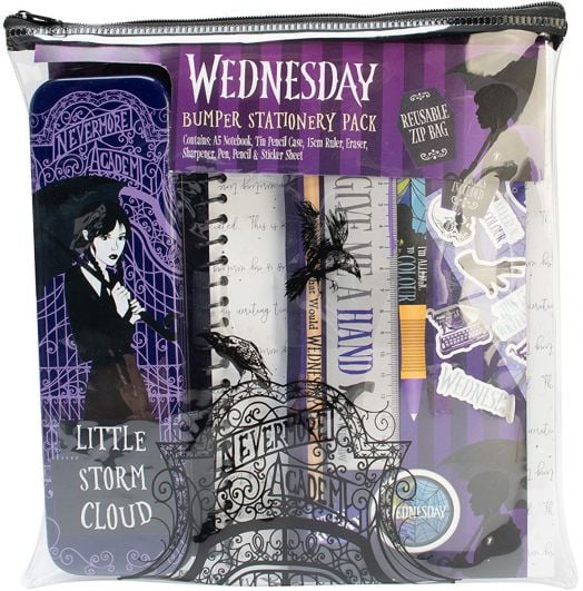 Канцеларски сет Blue Sky - Wednesday, 8 части