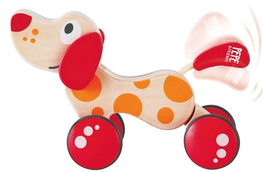 Играчка за дърпане Hape - Куче