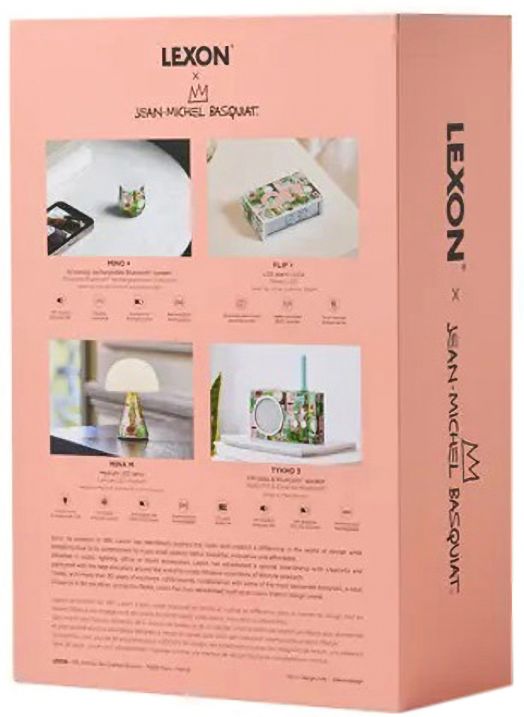 Комплект Lexon x Jean-Michel Basquiat, In Italian