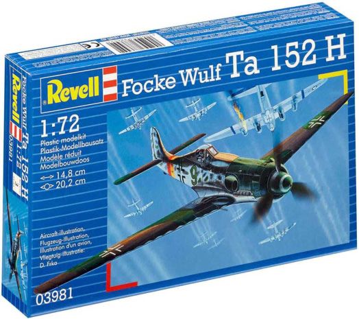 Сглобяем модел Revell - Военен самолет Focke Wulf Ta 152 H