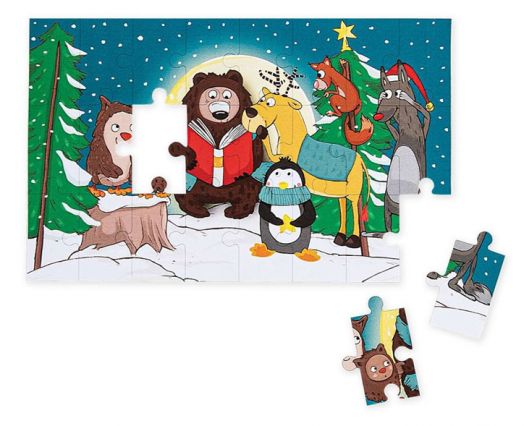 Мини коледен пъзел Trendhaus, 24 части