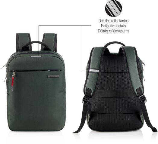 Раница за лаптоп Miquelrius Bag To Work Green, 43 х 32 х 5.5 см.