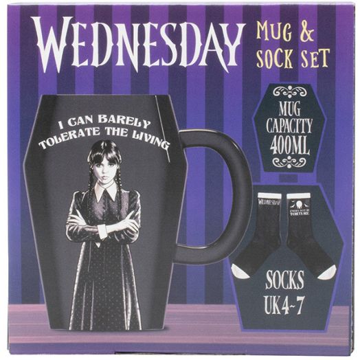 Комплект чаша и чорапи Blue Sky - Wednesday