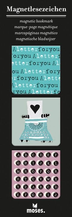 Магнитни разделители за книга - Пишеща машина