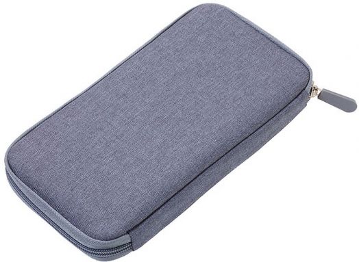 Калъф за документи Troika Safe Flight, сив