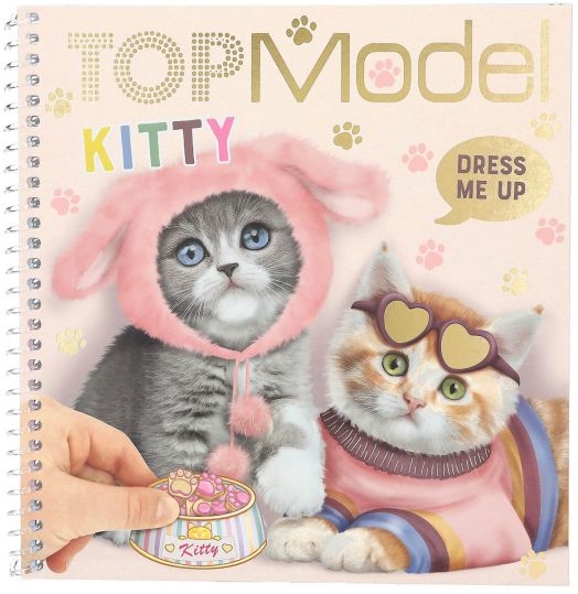 Книжка със стикери Top Model - Котенца