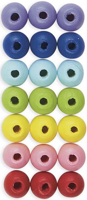 Творчески комплект Janod - Направи бижута с дървени мъниста