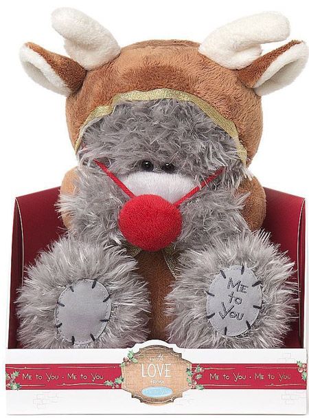 Плюшено мече Me To You - Коледен елен, 23 см.