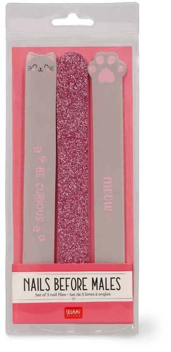 Комплект пили за нокти Legami Nails Before Males, Kitty